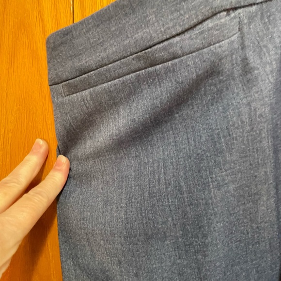 Catherines Refined Fit Women's Pants 4X (30X32) Chambray Blue - Picture 3 of 9